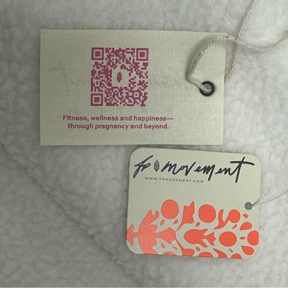 NWT $178 Free People Movement X Hatch Maternity Jacket XL Hit The Slopes Fleece - Picture 16 of 16